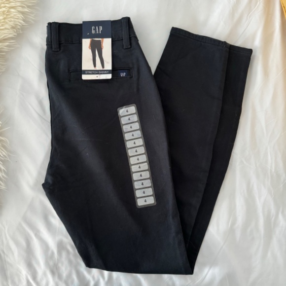 GAP Stretch Skinny Size 4, Black - Picture 2 of 5
